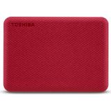 External Hard Drive Toshiba CANVIO ADVANCE Red 4TB USB Gen 1