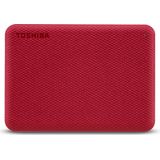 External Hard Drive Toshiba CANVIO ADVANCE Red 4TB USB Gen 1