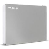 Toshiba 4TB Canvio Flex Portable External Hard Drive for Mac, Windows PC and Tablet use, compatible with most USB-C and USB-A devices, Silver (HDTX140ESCAA)