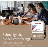 TOSHIBA - Bulk N300 - Harde Schijf - Zilver - 18TB