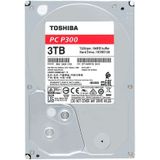 Toshiba P300 - Vaste schijf - 2 TB - intern - 3.5 - SATA 6Gb/s - 7200 tpm -buffer: 256 MB - grijs