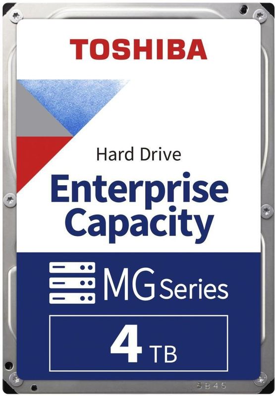 Toshiba - Enterprise Capacity HDD - 4TB - 3.5 Inch - CMR - 7200 RPM