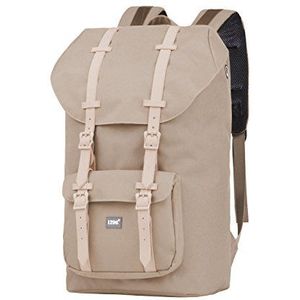 BLNBAG U2 - rugzak met gevoerd laptopvak, reisrugzak, handbagage 20 liter, lichte unisex rugzak 46 cm - beige, Beige, 46 cm, rugzak