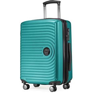 HAUPTSTADTKOFFER - MITTE - Handbagage Koffer Trolley bagage, Cabinekoffer uitbreidbaar, TSA, 55 cm, 55 L, turkoois