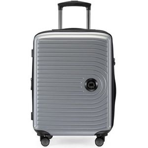 HAUPTSTADTKOFFER - MITTE - Handbagage Koffer Trolley bagage, Cabinekoffer uitbreidbaar, TSA, 55 cm, 55 L, zilver