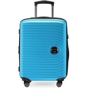 HAUPTSTADTKOFFER - MITTE - Handbagage Koffer Trolley bagage, Cabinekoffer uitbreidbaar, TSA, 55 cm, 55 L, cyaan