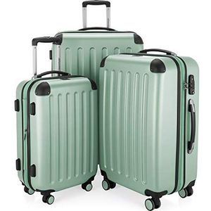 HAUPTSTADTKOFFER - SPREE - 3-delige kofferset - handbagage 55 cm, middelgrote koffer 65 cm, grote reiskoffer 75 cm, TSA, 4 wielen, munt