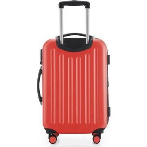 HAUPTSTADTKOFFER - SPREE - Koffer handbagage hard case trolley uitbreidbaar, TSA, 4 wielen, 55 cm, 42 liter, koraalrood