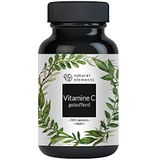 Vitamine C 500 mg – 365 capsules – Premium: Verkregen door plantaardige fermentatie en gebufferd (pH–neutraal, zuurvrij en zacht voor de maag) – Zonder ongewenste additieven, vegan