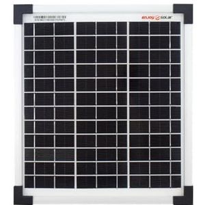 enjoy solar Mono 12V monokristallijn zonnepaneel ideaal voor mobiele huizen, schuur, boten (10W)