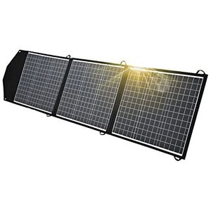 enjoy solar Zonnepaneel, opvouwbaar, 150 W, zonnepaneel, voor camping, camper, caravan, schuur, reizen, boot, laptop