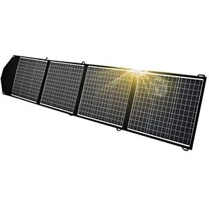 enjoy solar Helios Zonnetas, 200 W, 12 V, opvouwbaar zonnepaneel, zonnepaneel, ideaal voor camper, boot, camping en noodsituaties