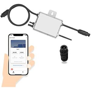 enjoy solar Deye Micro omvormer DC 20V-60V naar AC 220V-230V, geïntegreerde wifi-module beschermingsklasse IP67, ideaal voor balkoncentrales en mini-PV-systeem (set Sun300G3-Eu-230)