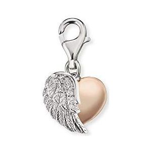 Engelsrufer - With Love - Charm Anhänger - Zilverkleurig - Roségoud - Sterling Zilver