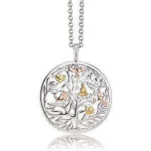 Engelsrufer - Dameshalsketting - Levensboom-Hanger - Sterling Zilver - Nikkelvrij