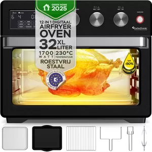 TurboTronic EV45 Vrijstaande Oven - 45L - Zwart - Ovens TurboTronic EV45 Vrijstaande Oven - 45L - Zwart - Ovens