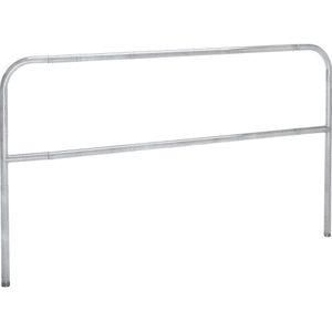 Beschermbeugel, staal, Ø 42 mm, voor in gegoten beton, verzinkt, breedte 2000 mm
