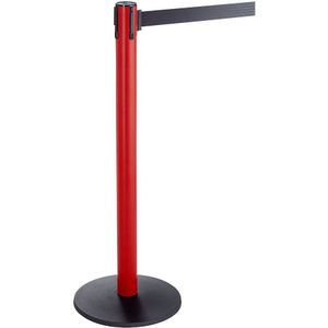 Persoonsbegeleidingssysteem, kunststof afzetpaal, hoogte 950 mm, rood, VE = 2 stuks