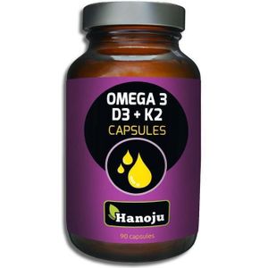 Hanoju - Omega 3 & D3 en K2 - 90 Capsules