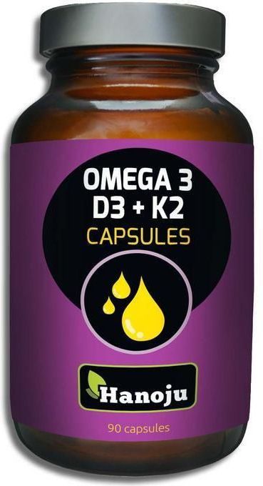 Hanoju - Omega 3 & D3 en K2 - 90 Capsules