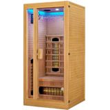Infraroodcabine Nyborg S90V - 90x90x190 cm - Dubbele Technologie - 1 Persoon