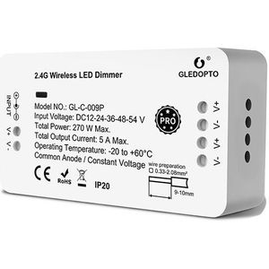 Zigbee led strip controller Wit | Werkt met Philips Hue | Gledopto