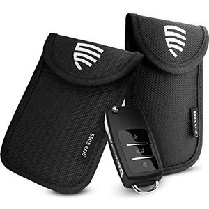 ESUS® 2X Keyless Go Bescherming Autosleutel TÜV Getest Sleuteletui Diefstalbeveiliging Keyless Oxford Autosleutel Tas Keyless Go - Gratis Keyless Guide