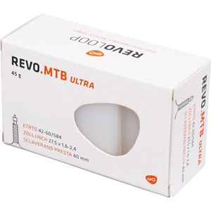 Revoloop MTB Ultra 27,5"" ultralichte binnenband 45 gram | 40mm ventiel | Gravelbike | Mountainbike | Bikepack | spare | reserveband | fietsband |