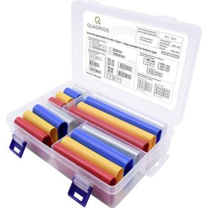 Accukrimpkous-set - Transparant, Blauw, Geel, Rood - PVC - 16 Onderdelen