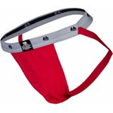 MM Sports The Original Swimmer/Jogger Jockstrap 1 inch Red - MAAT L - Heren Ondergoed - Jockstrap voor Man - Mannen Jock