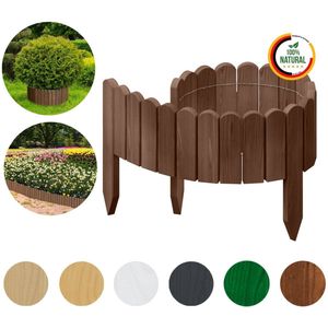 Outsunny Clôture de jardin, 62,5x83 cm, bordure de jardin en fil métallique antirouille