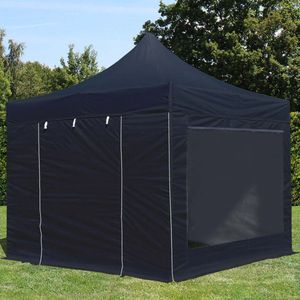 Hoogwaardige Partytent 3×6 M Van 240 G/m² PE Zeil Tuintent Feesttent Waterdicht In Wit