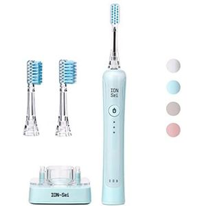 ION-Sei, Elektrische tandenborstel met gepatenteerde Japanse ionentechnologie (Lake Blue)
