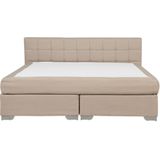 ADMIRAL - Boxspringbed - Beige - 180 x 200 cm - Polyester