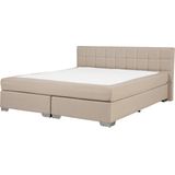 ADMIRAL - Boxspringbed - Beige - 180 x 200 cm - Polyester
