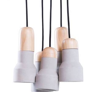APURE - Hanglamp 5 lampen - Grijs - Beton