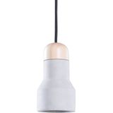 Hanglamp 1-lichts grijs beton industrieel