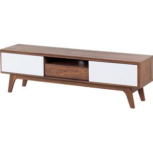 EERIE - TV-meubel - Donkere houtkleur - MDF