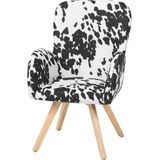 BJARN - Fauteuil - Wit - Polyester