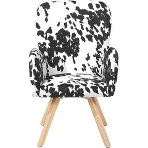 BJARN - Fauteuil - Wit - Polyester