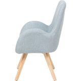 BJARN - Fauteuil - Blauw - Polyester