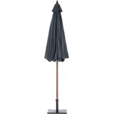 Beliani TOSCANA - Parasol - Grijs - 270 cm - Polyester