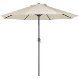 Beliani RAPALLO - Led Parasol - Beige - Kunststof