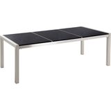 Beliani GROSSETO  - Tuintafel - Zwart - 100 x 220 cm - Graniet