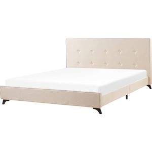 AMBASSADOR - Tweepersoonsbed - Beige - 180 X 200 cm - Polyester