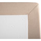 PRESIDENT - Boxspringbed - Beige - 180 x 200 cm - Polyester
