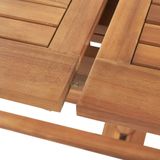 Beliani JAVA  - Tuintafel - Lichte houtkleur - 90 x 160/220 cm - Acaciahout
