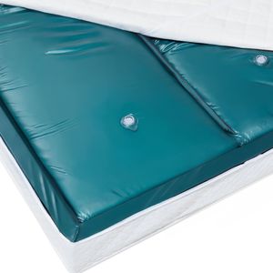 Waterbedmatras vinyl 160 x 200 cm lichte stabilisatie met foam frame slaapkamer waterbed