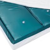 Waterbedmatras vinyl 160 x 200 cm sterke stabilisatie met foam frame slaapkamer waterbed
