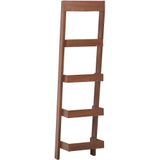 Beliani MOBILE DUO - Shelving Unit - Donkere houtkleur - MDF